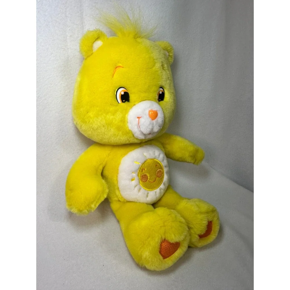 Care Bears Funshine Bear Yellow Plush 14 inch‎ Stuffed Animal 2007 Play Along